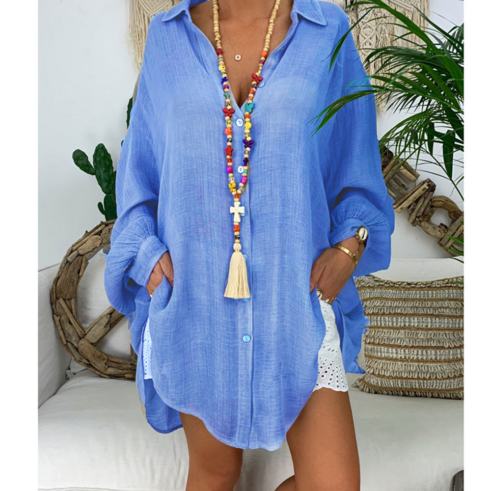 Blusa Parreiras Azul / China P