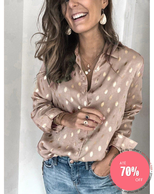 Camisa Efimiya Champagne / P Blusa