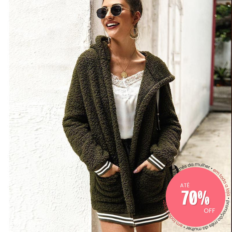 Casaco Fleece Verde Escuro / P 200001911