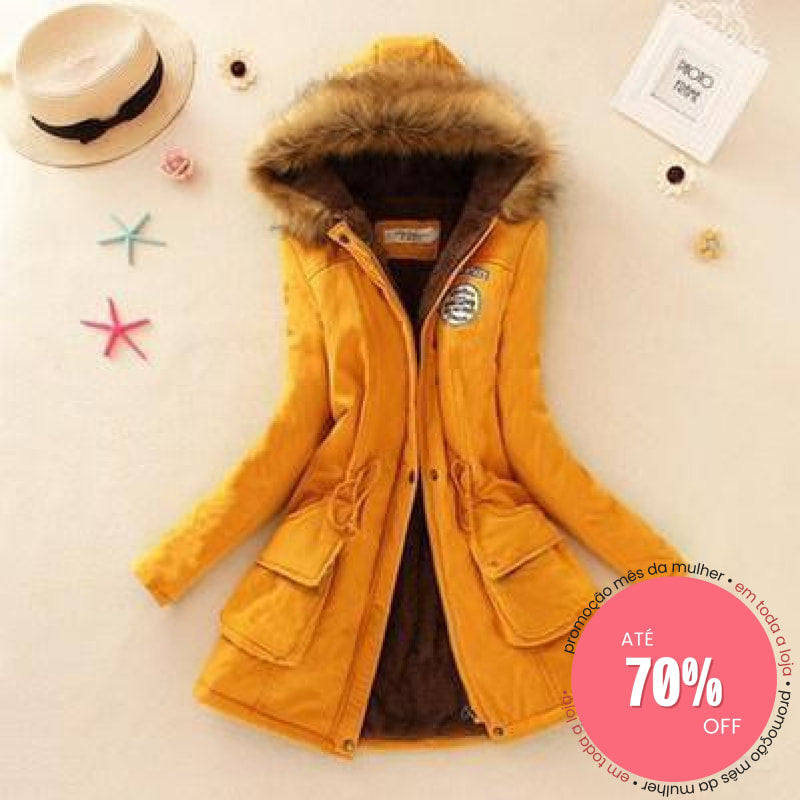 Casaco Velvet Amarelo / P 200000801