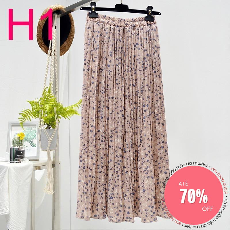 Saia Plissada H1 / Único (Descrição) 349