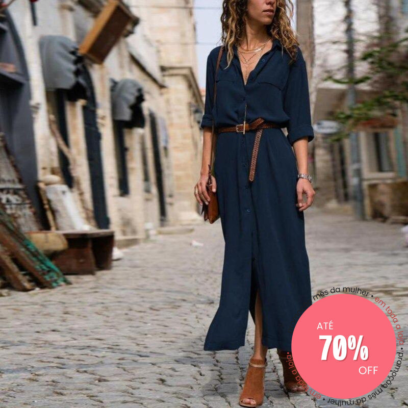 Vestido Brittany Azul Marinho / P 200000347