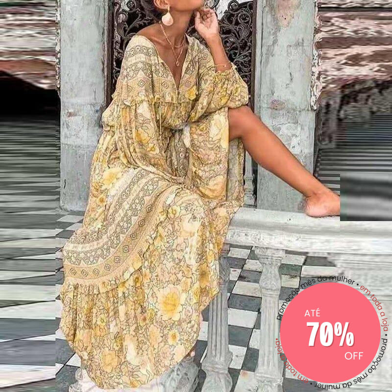 Vestido Electra Amarelo / P 200000347