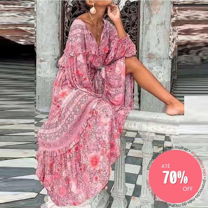 Vestido Electra Rosa / P 200000347