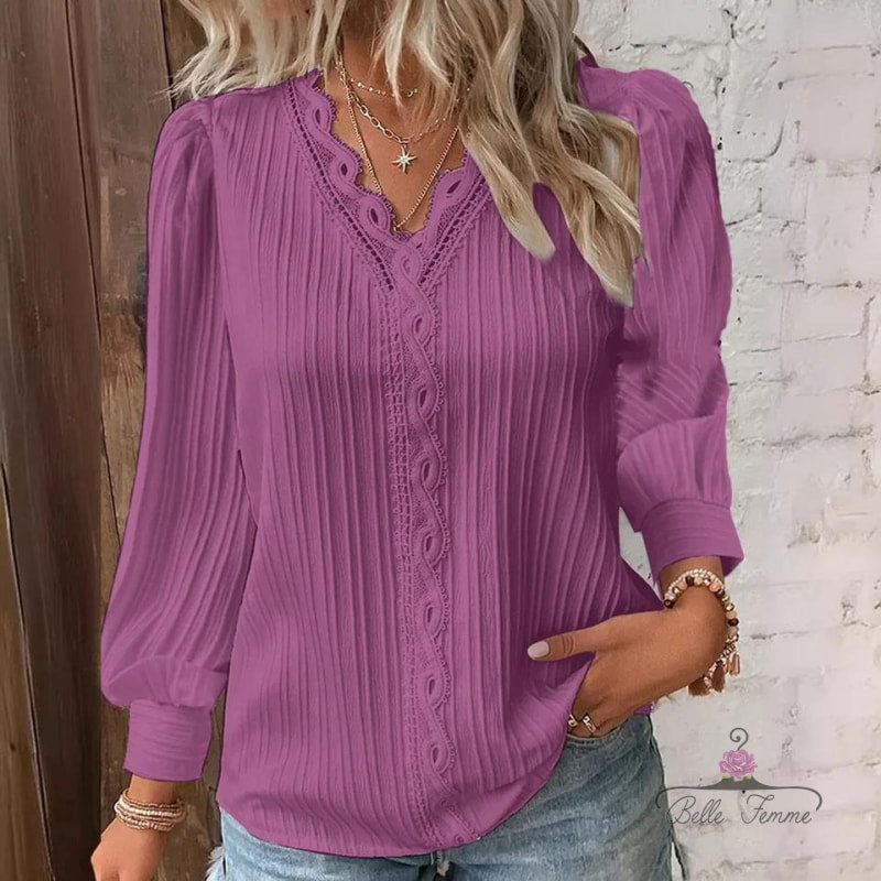 Blusa Jeane Roxo / P