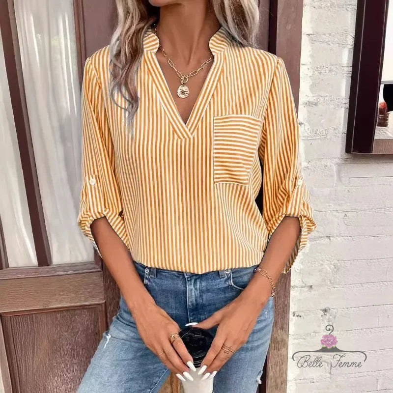 Blusa Louse Amarelo / P Camisa