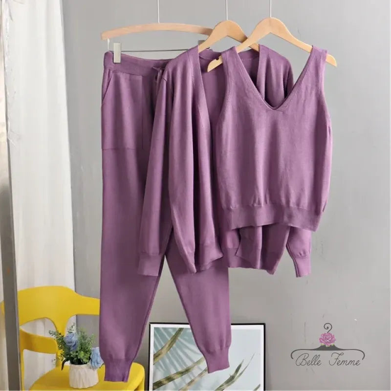 Conjunto Lainatti Roxo / Único