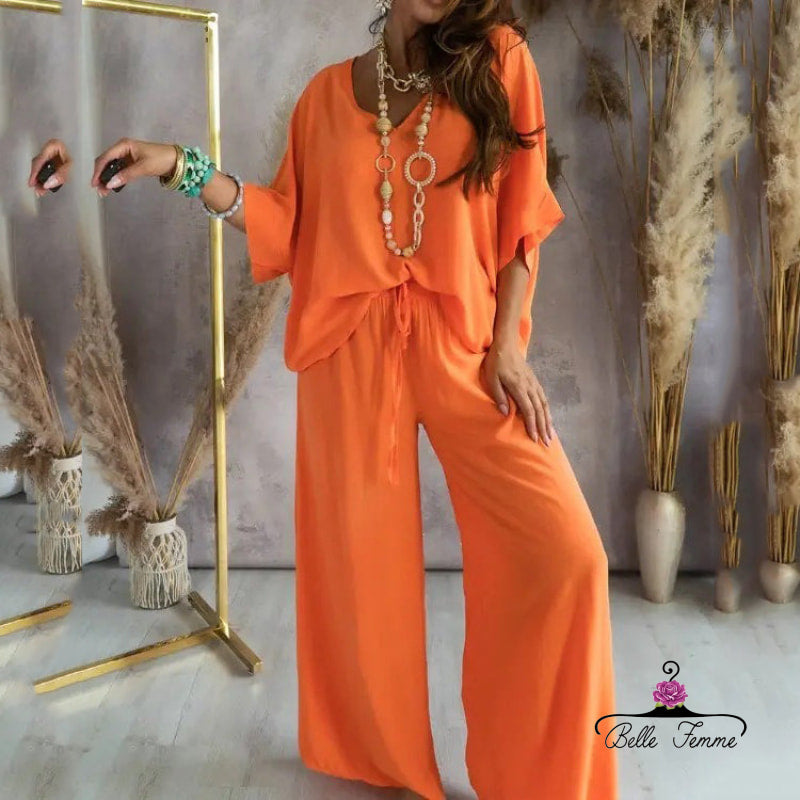 Conjunto Saviolli Laranja / P