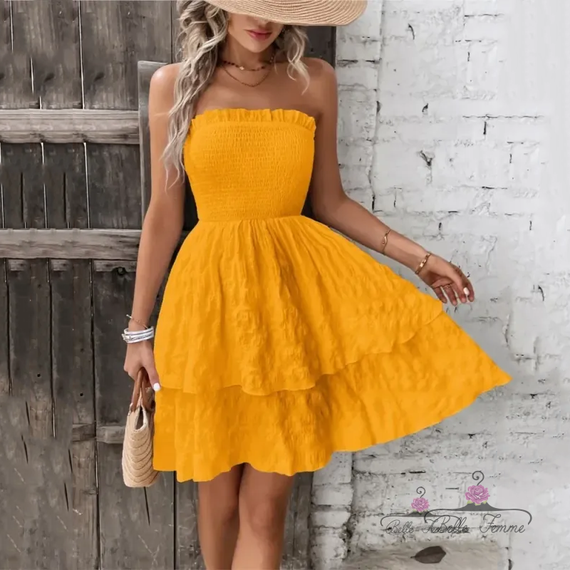 Vestido Myrthes Amarelo / P